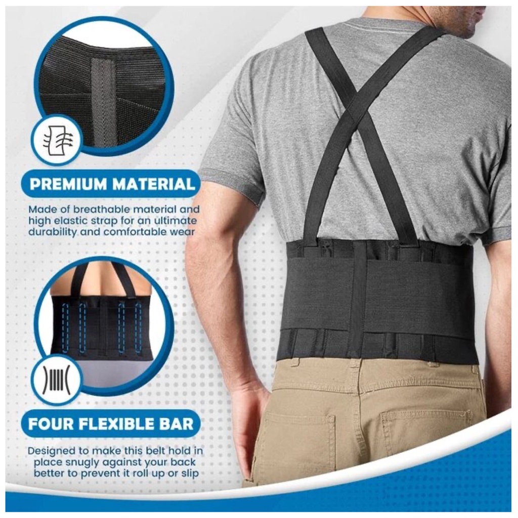 Posture Sport Penyangga Punggung Pemulihan Cedera Pedera Nyeri Sabuk Penopang Bantalan Punggung Shoulder Back Belt Corrector Korset Hunchback Corrective Belt