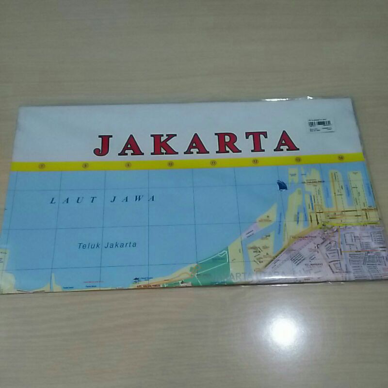 

peta jakarta ukuran 109x79 cm