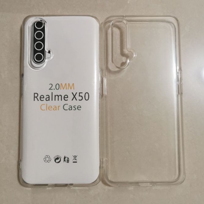 SOFTCASE CLEAR HD TPU PREMIUM REALME X50 REALME X3 REALME X3 SUPERZOOM - GA