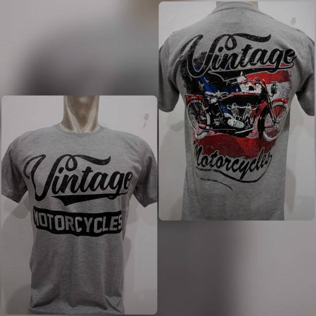 Kaos Harley Davidson - Motorcycle Vintage