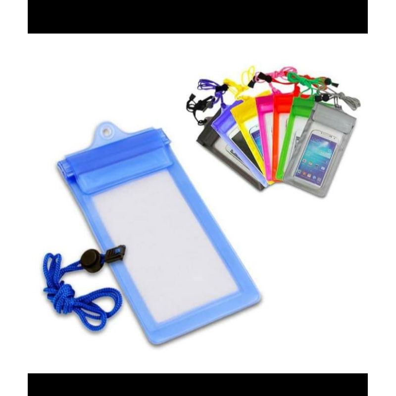 Waterproof Case /Sarung Handphone Anti Air Ukuran Xl /Dompet Hp Waterproof - Polos