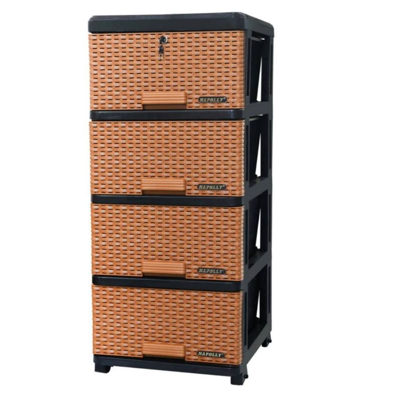 Lemari laci napolly 4susun