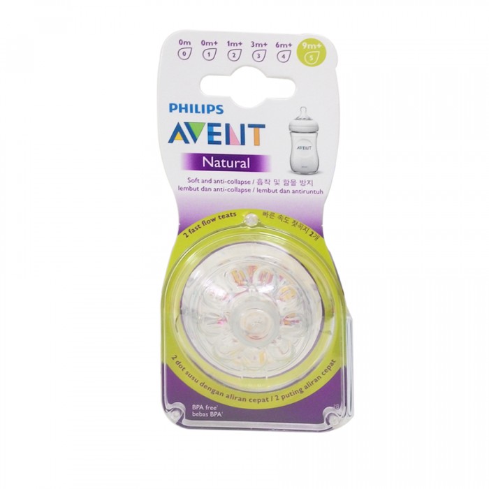 DOT AVENT NATURAL PLUS 1+,3+,6+ isi 2pc