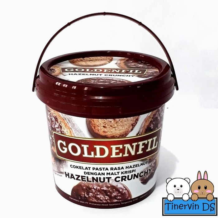 

Selai Hazelnut Crunchy - Goldenfil - Kemasan 1 Kg
