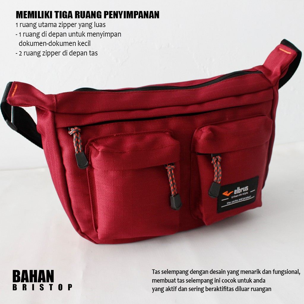 Tas Selempang Pria / Tas Fashion Pria Elbrus 002 / tas selempang murah
