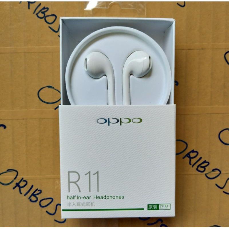 Headset Oppo R11 Headset Original 100% Handsfree OPPO Audio Jack