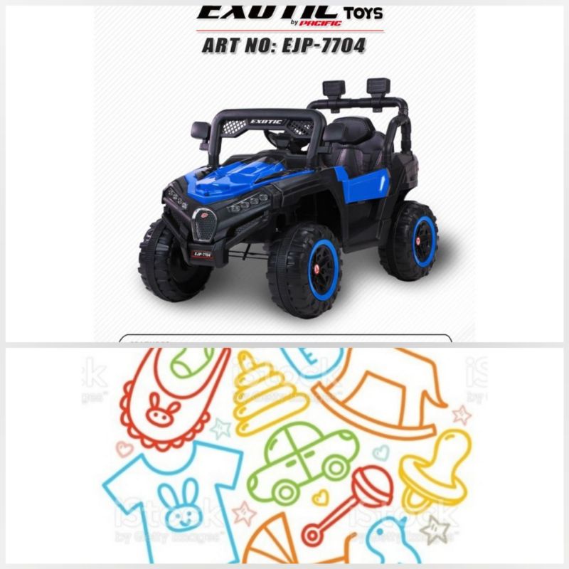 Mobil Aki anak Exotic EJP7704 Model Jeep ATV