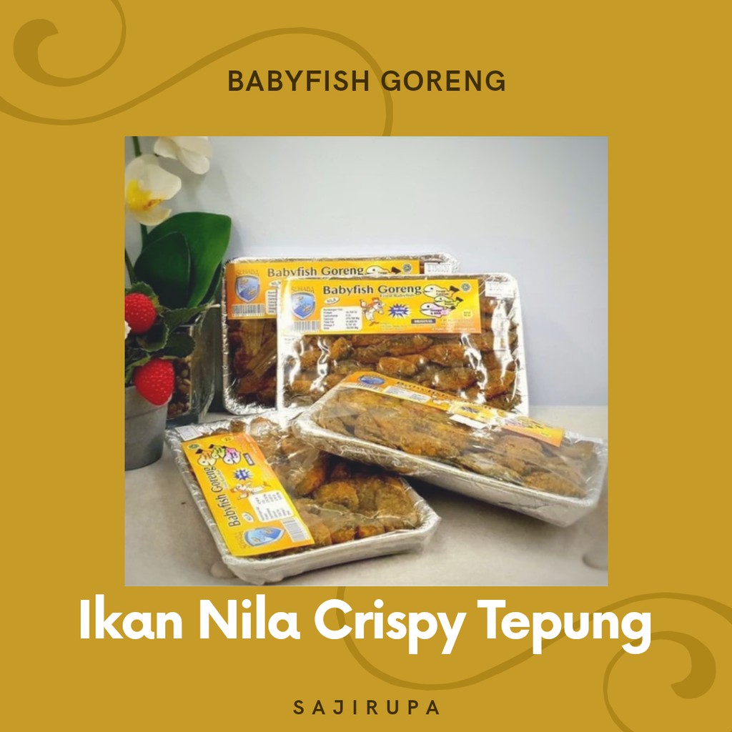 

Babyfish Goreng Ikan Nila Crispy Tepung Original