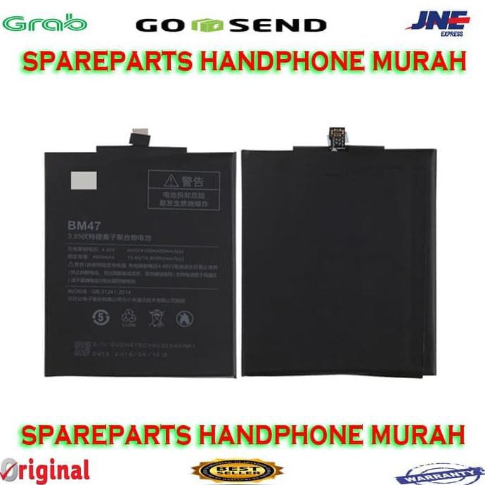 IHOT SALEl BATERAI XIAOMI REDMI 4X BM47 BM 47 BM-47 ORIGINAL