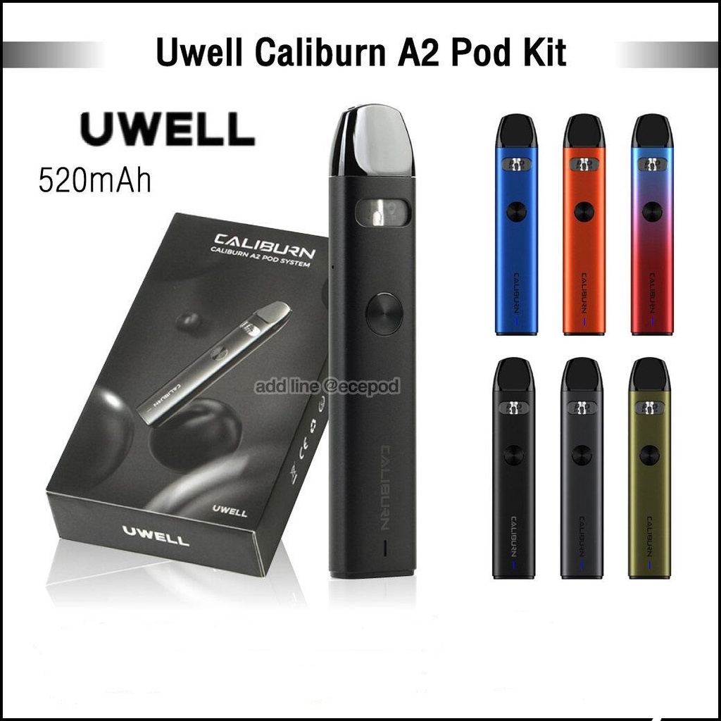 Jual AUTHENTIC PODS UWELL CALIBURN A2 POD KIT BLACK Indonesia|Shopee ...