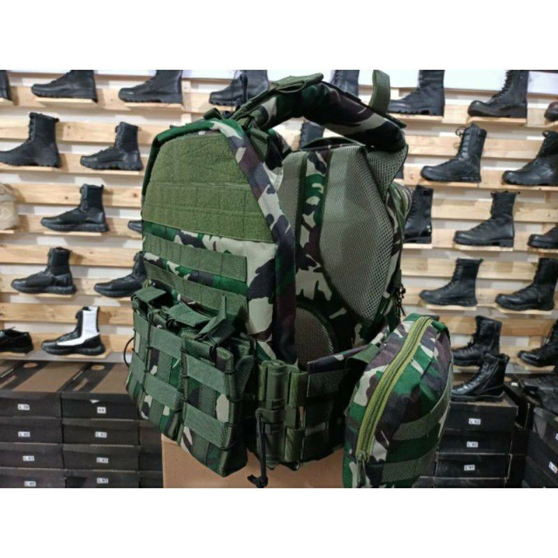 BODY VEST TACTICAL 511/ rompi polisi / rompi tni/ rompi tni polri/ rompi tactical LEVEL I LENGKAP TN