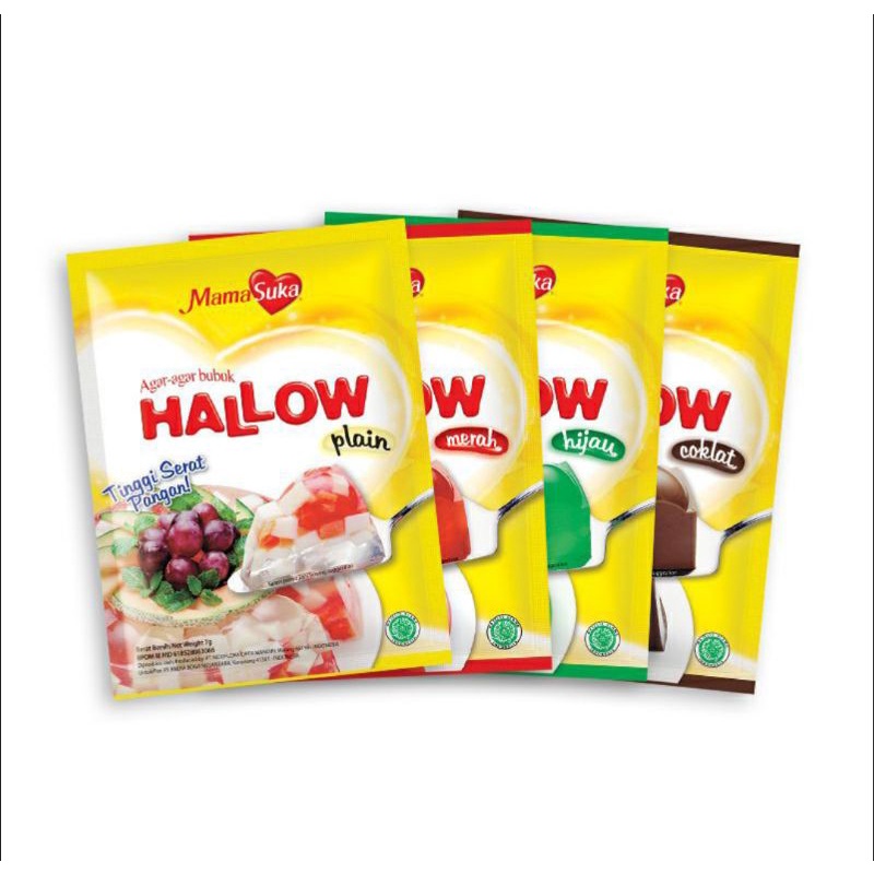 

agar-agar bubuk hallow mamasuka ecer 7 g