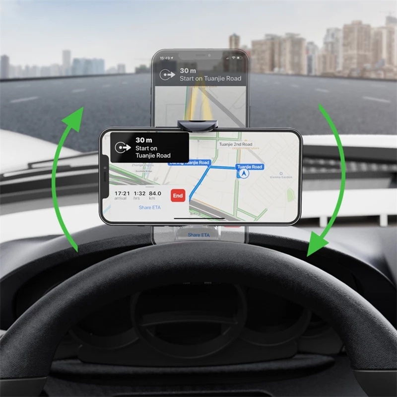 Bracket Holder Handphone Multifungsi Lengan Panjang Rotasi 360 Derajat Dengan Suction Cup Untuk Dashboard Mobil