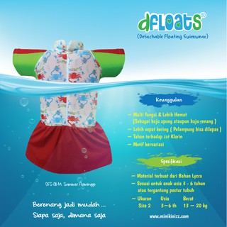 Baju Renang Apung Bongkar Pasang Murah Merk dFloats Baju Renang Apung Bongkar Pasang Murah Merk dFloats