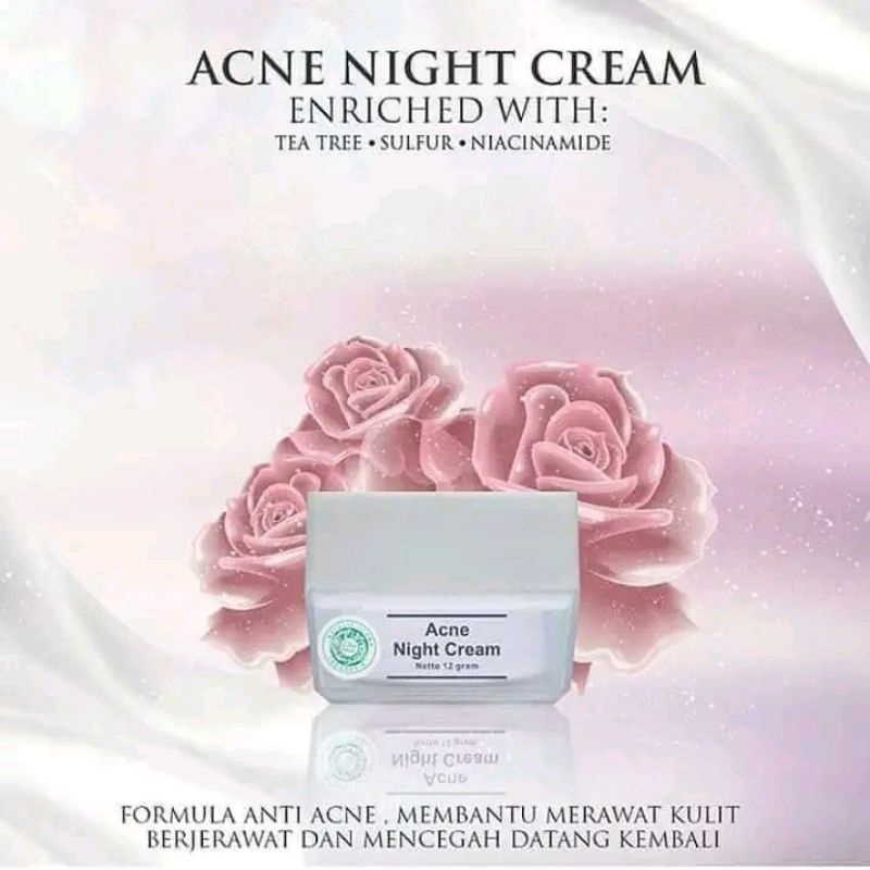 cream malam acne ms glow