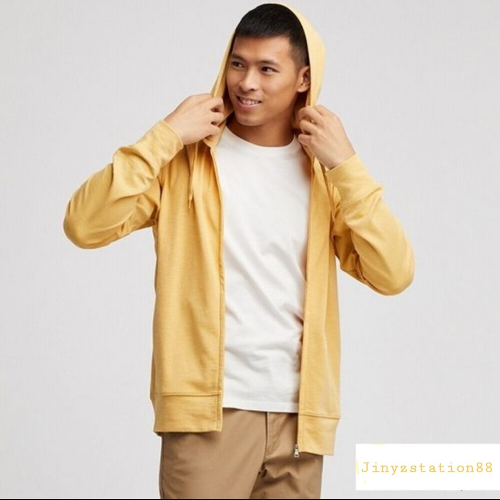 Jaket Pria Uniqlo AIRism 100% ORIGINAL - Yellow  // Jaket Pria / Jaket Cowok