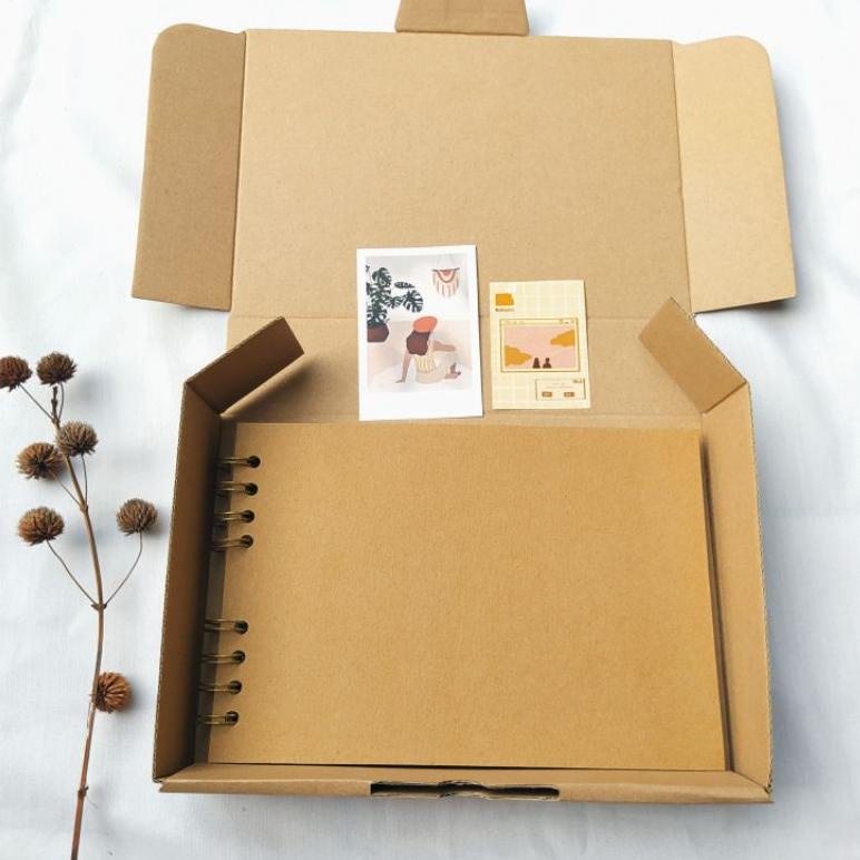 

[PRODUK HB0IE] Scrapbook Album Polos (Gratis 1 Random Polaroid dan 1 Quotes Card) BVS