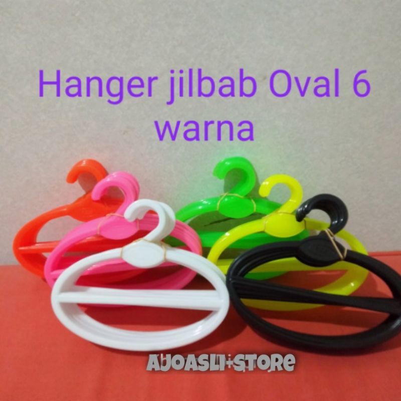 Hanger Jilbab Kerudung Syal Oval