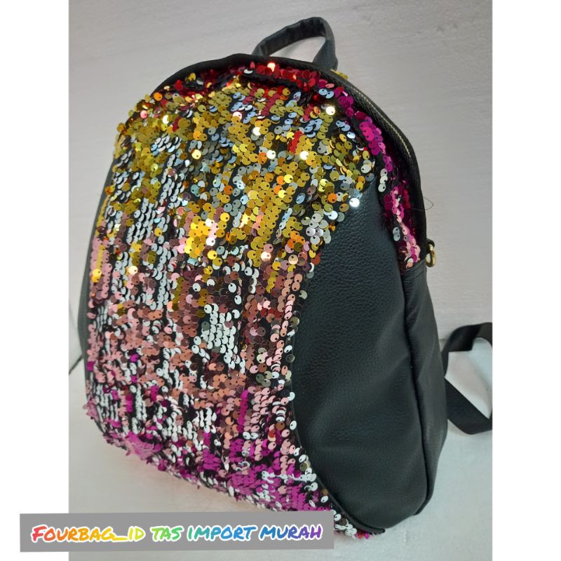 TAS RANSEL WANITA/TAS RANSEL BLING-BLING/TAS RANSEL IMPORT/RANSEL FASHION