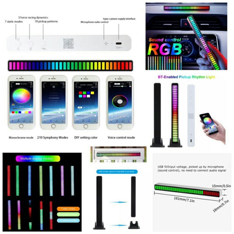 Audio Spectrum Indikator Bar LED RGB Bagus