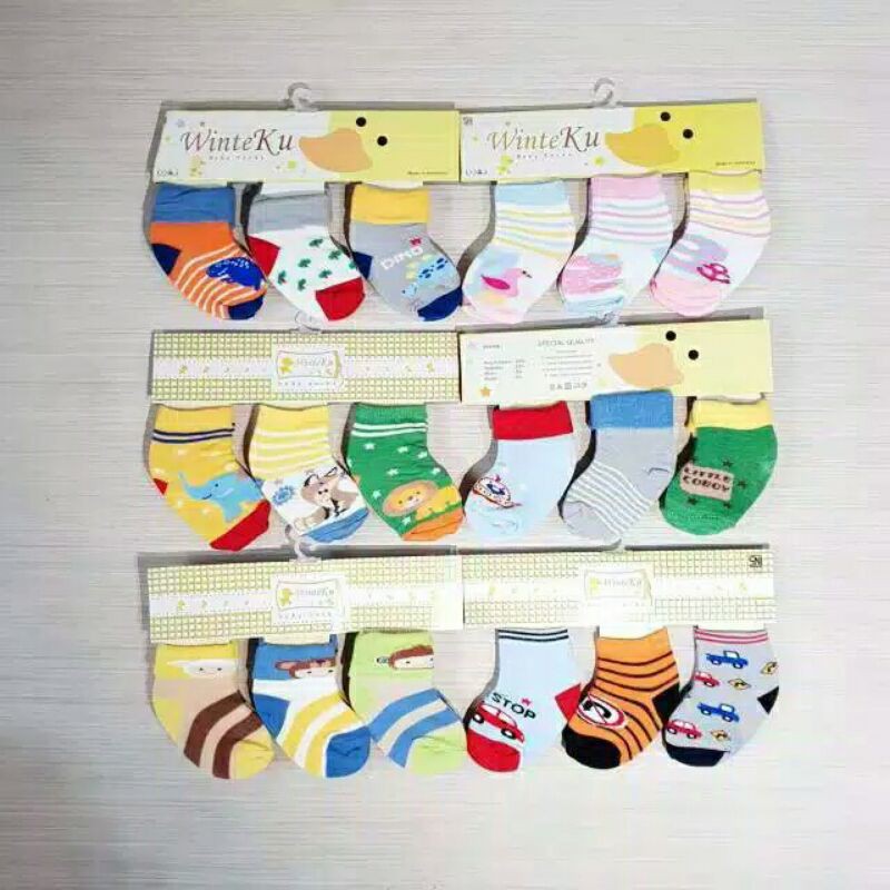 Kaos Kaki Bayi Winteku 3 in 1 SNI-Kaos Kaki Bayi Newborn Winteku