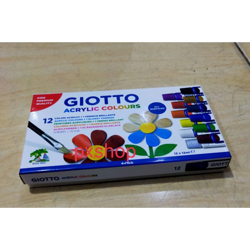 

Giotto Acrylic Colours 12 Tubes