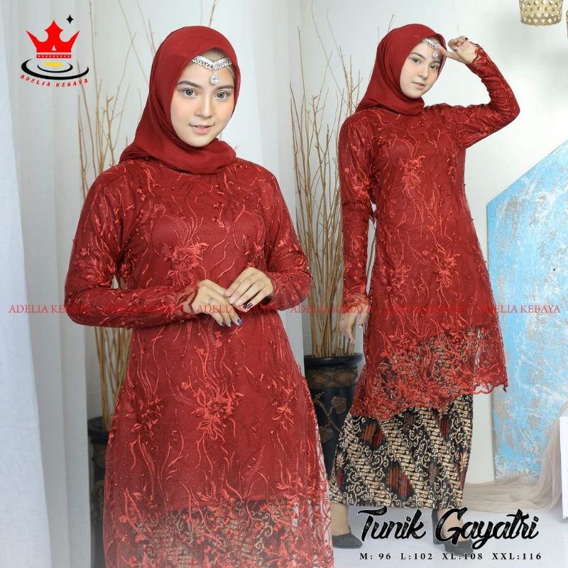 TUNIK WISUDA/KEBAYA PESTA/KEBAYA TUNIK MODERN