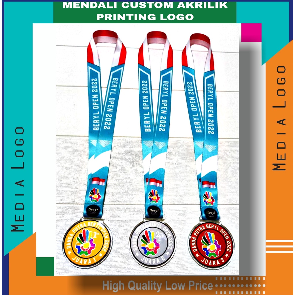 

Mendali Custom Akrilik Printing Logo