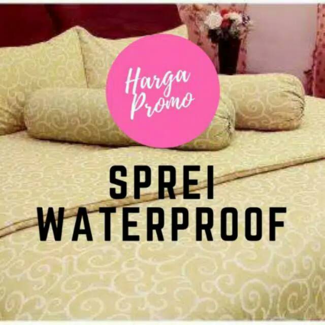 STAR9 - Seprei Waterproof / sprai Anti Air /sprei Anti Ompol Motif Ukir-2