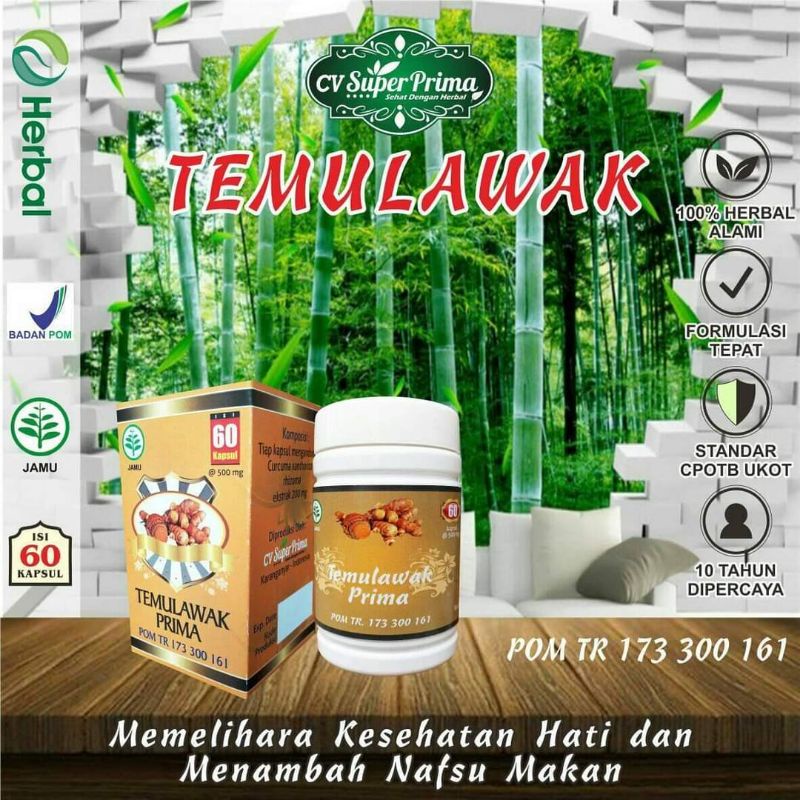 HERBAL TEMU LAWAK MEMBANTU MENAMBAH NAFSU MAKAN/MEMELIHARA KESEHATAN FUNGSI HATI