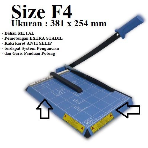 

Alat Pemotong Kertas / Paper Cutter F4 Wide Body Origin