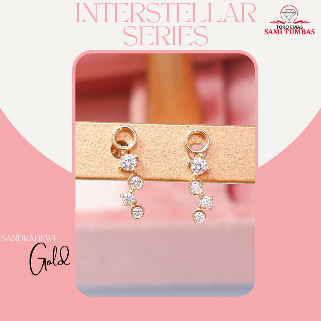 Anting Emas Interstellar Series by Sandra Dewi Gold 18K EA210394