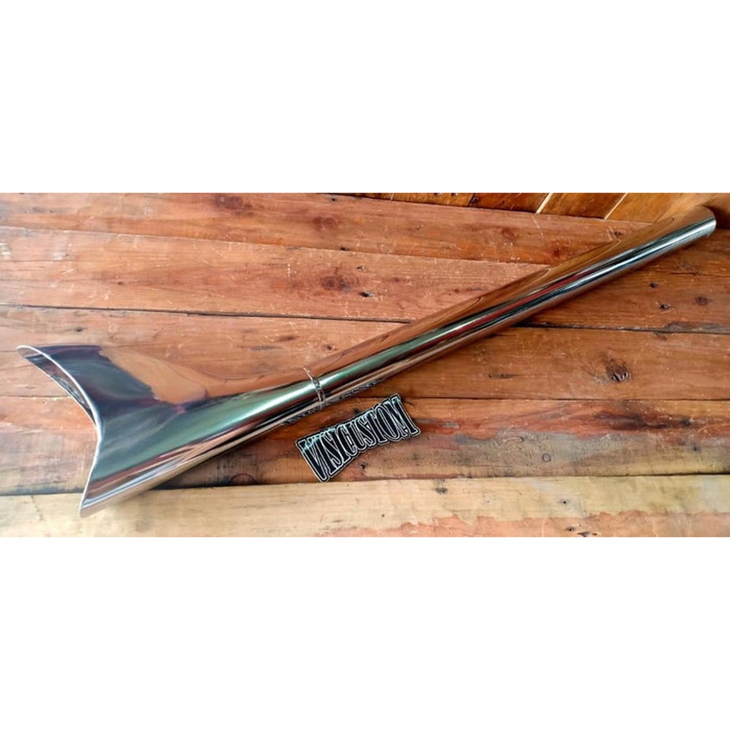 Knalpot Sirip Hiu Freeflow Knalpot Chopper Free Flow