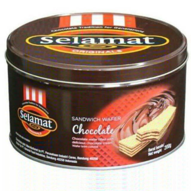 Selamat wafer chocolate 200 gram