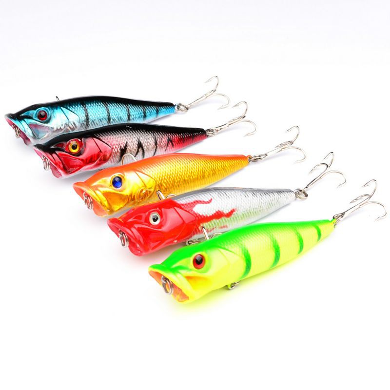 Umpan Pancing popper 9.5cm 12 gram top water fishing lure memancing permukaan