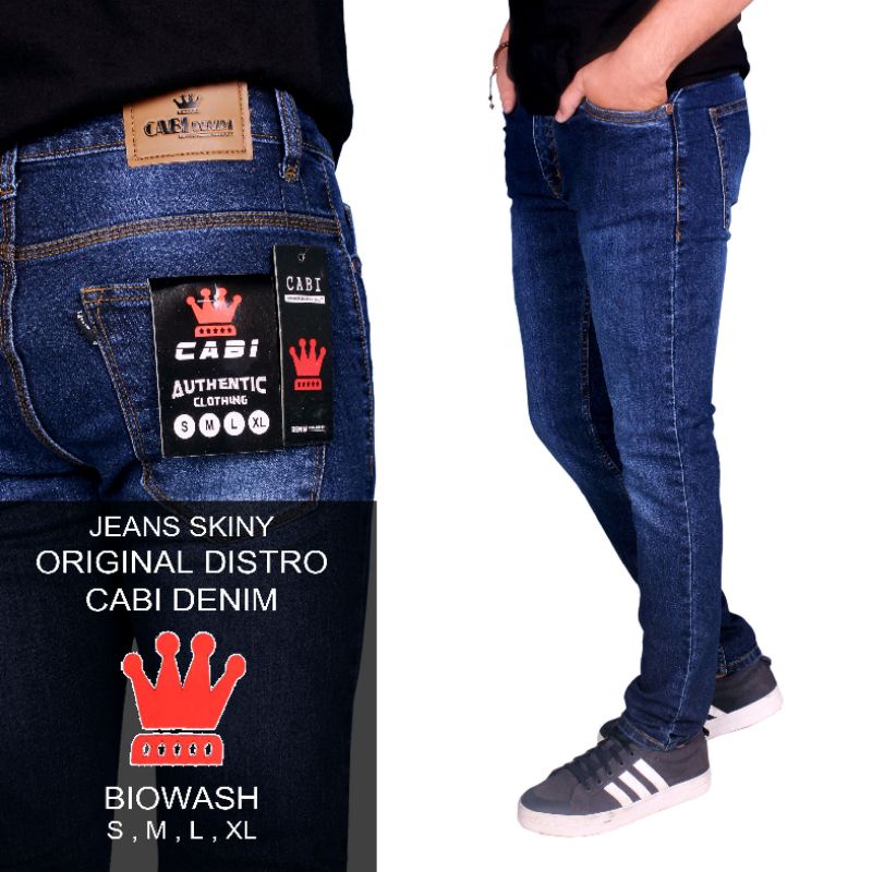 Celana Jeans Pria Slimfit Stret Original Celana Levis Cowok Murah