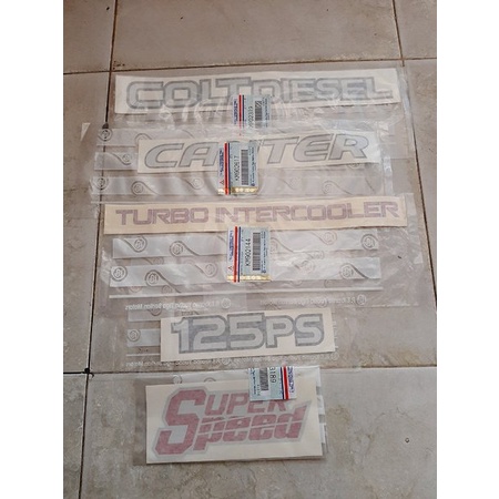 stiker canter super speed 125 ps coltdiesel canter turbu intercooler asli Berkualitas