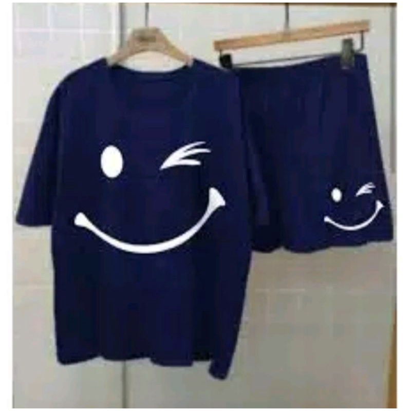 Baju tidur dan baju rumahan wanita set SMILE