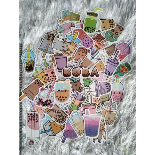 

Stiker Waterproof Koper Laptop Boba