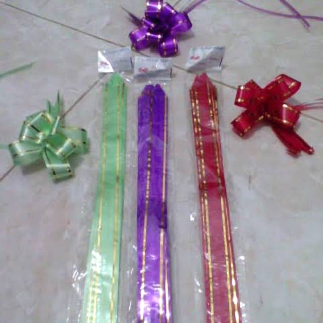 

Pita tarik list emas 10pcs