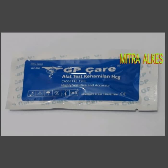 HCG Tetes GP Care. Alat Test Kehamilan. HCG Cassette. Tespek. Test Pack k Hcg GpCare Alat Test Hamil