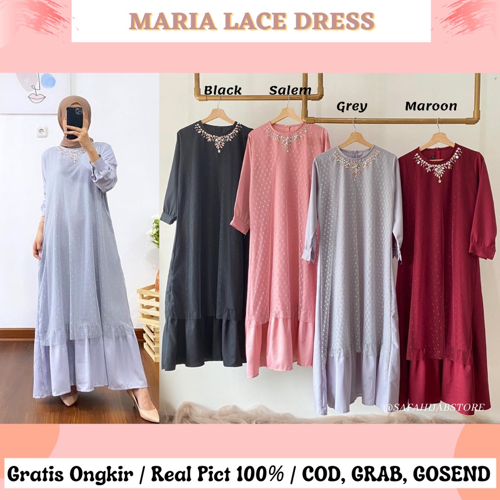 MARIA LACE DRESS / GAMIS LEBARAN