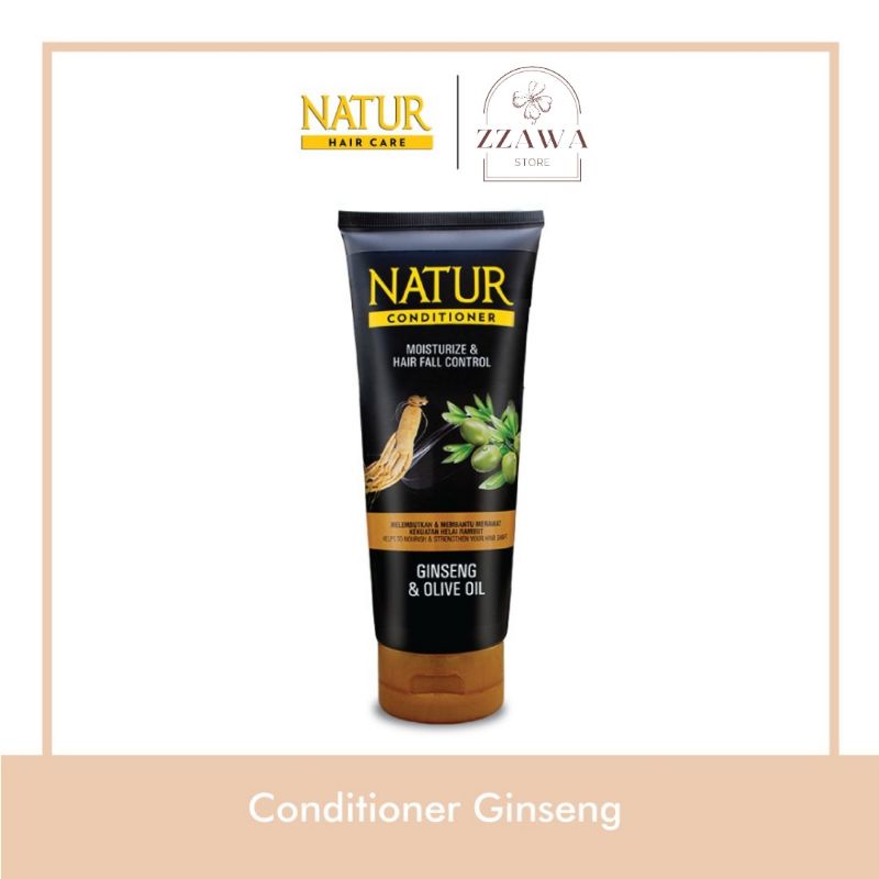 NATUR Conditioner 165mL | Ginseng dan Aloevera