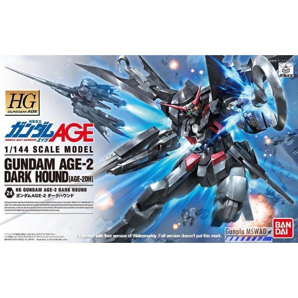 HG AGE Gundam AGE-2 Dark Hound [AGE-2DH] 1/144