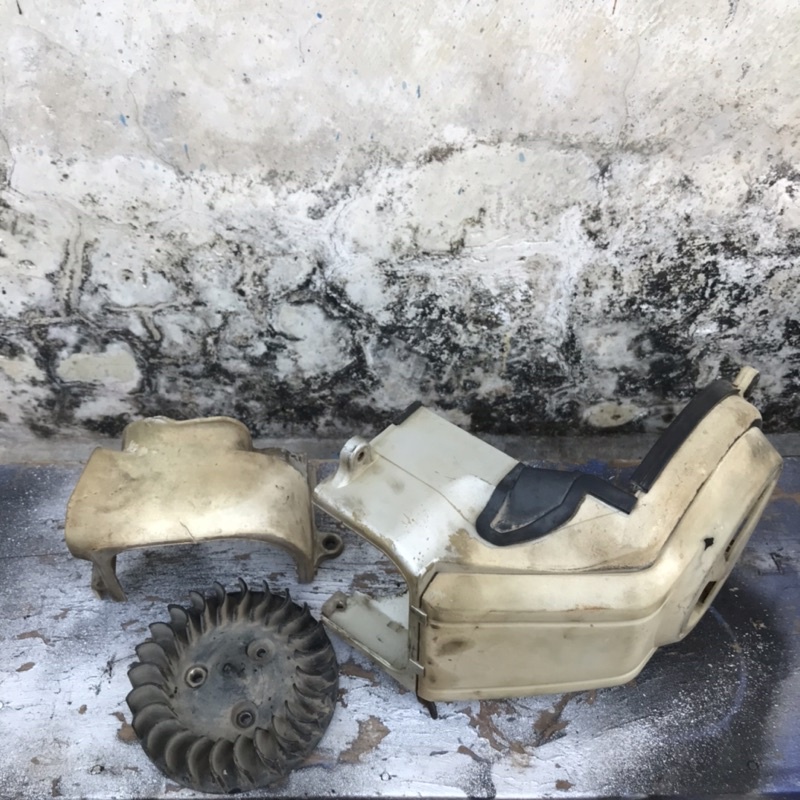 tutup kipas blower Yamaha Force 1 F1z FizR original 2nd komplit set beserta seal karet penutup blok