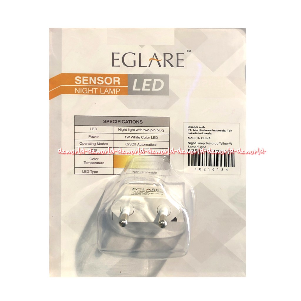 Eglare Sensor LED Night Lamp CDS Lampu Sensor Menyala Saat Gelap