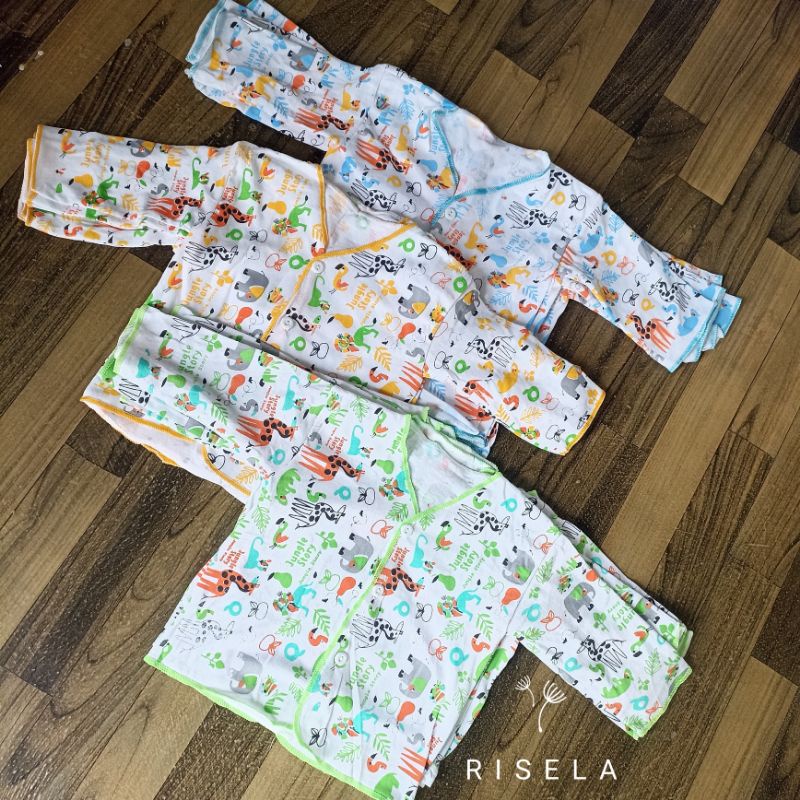 Baju Bayi Atasan Newborn 6 Pcs Bayi Baru Lahir