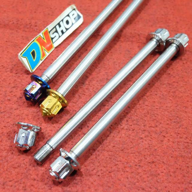 As roda depan stainless heng mio fino nouvo jupiter vega