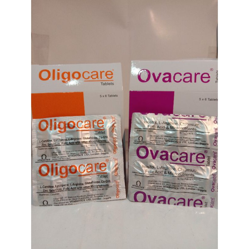 Ovacare dan Oligocare (1strip isi 6tablet)