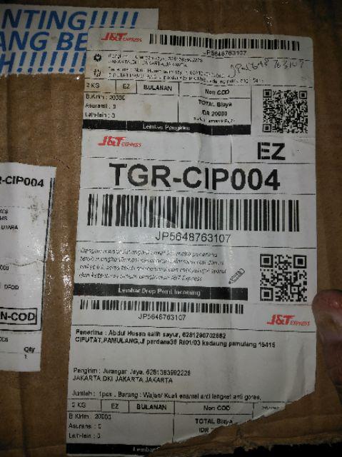 Wajan/ Kuali Enamel Anti Lengket Anti Gores